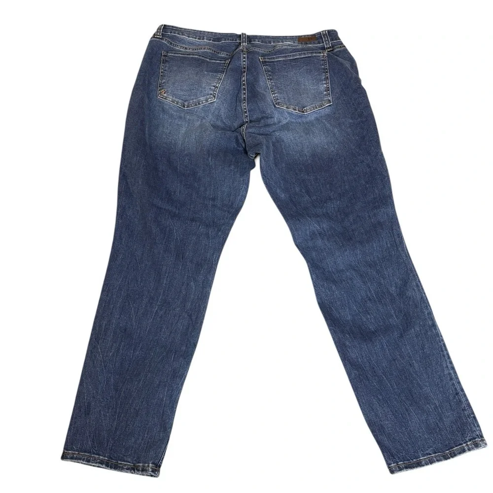Kut From‎ The Kloth Womens sz 18 Jeans Blue Denim Dark Wash Boyfriend 36x30
